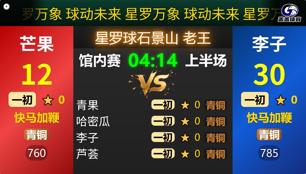 盖盖体育竞技系统界面